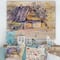Designart - Old Wooden White House In Country Side Village - Traditional Print on Natural Pine Wood